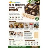 Niceplast Tahta Karıştırıcı Bambu Çubuk 500'Lü