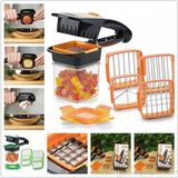 Nicer Dicer Pratik Patates Soğan Sebze Dilimleyici Doğrayıcı Rende Dilimleme Paslanmaz Doğrama