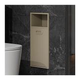 Nicho Modern Paslanmaz Çelik Duş ve Çöp Kovası İçin Boşluk, Su Geçirmez Gömme Raf, Mutfak, Banyo ve Yatak Odası için - Ev İyileştirmeleri, 7,87 x 19,68 x 5,51 inç