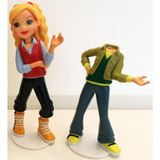 Nickelodeon Lisanslı Icarly Fashion Switch-Moda Figürleri - Orijinal Lisanslı Bebekler-Harika Bol Aksesuarlı Set - Renkli