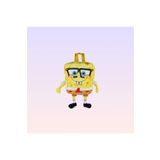 NİCKELODEON Sünger Bob Kare Pantolon Figürlü Peluş Sırt Çantası 35 cm
