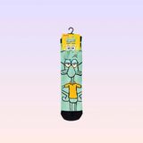 Nickelodeon Sünger Bob Kare Pantolon Squidward Desenli Unisex Çorap 36-40 - -Olivine - 0 - 1 Ay
