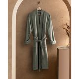 Nicola Kimono Erkek Bornoz - L - XL - Haki