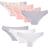 Nicoletta Kadın Büyük Beden Külot 7 Li Paket - 4XL - Renkli