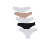 Nicoletta Kadın Külot 5'li Paket Brazilian (Karışık Renkli, 2XL)
