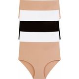Nicoletta Kadın Külot Ekstra Yüksek Bel Lazer Kesim Esnek Iz Yapmayan 5 Li Paket Mıxcolor - Karışık - 3XL