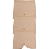Nicoletta Kadın Lazer Kesim Dikişsiz Kadın Boxer Külot 3 Lü Paket Ten - 2XL