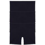 Nicoletta Kadın Paçalı Külot Pamuklu Şort Boxer 3'lü Paket Siyah, 2XL
