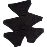 Nicoletta Siyah Kadın Külot 5 Li Paket Likralı - 2XL