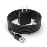 NICPOWER AC Adaptör Nintendo NES Classic Edition 2016, Super NES Classic 2017, Playstation Klasik Konsol 5Ft Mikro USB Şarj Kablosu Güç Kaynağı