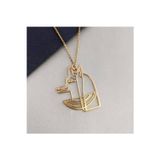 Nida Jewelry 925 Ayar Gümüş Anubis Kolye