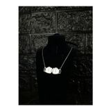 Nida Jewelry 925 Ayar Gümüş Boks Eldivenleri Çift Harf Kolye