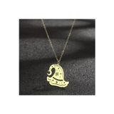 Nida Jewelry 925 Ayar Gümüş Cadı Şapkası Kolye