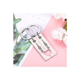 Nida Jewelry 925 Ayar Gümüş Çift Spotify Anahtarlık