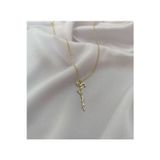 Nida Jewelry 925 Ayar Gümüş Dikey El Yazısı Kolye