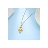 Nida Jewelry 925 Ayar Gümüş Fatma Ana Eli Kolye