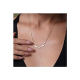 Nida Jewelry 925 Ayar Gümüş Geyik Boynuzu Kolye