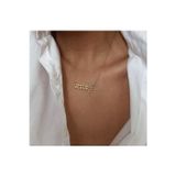 Nida Jewelry 925 Ayar Gümüş Haç Isim Kolye