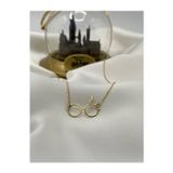Nida Jewelry 925 Ayar Gümüş Harry Potter Gözlük Kolye