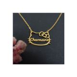 Nida Jewelry 925 Ayar Gümüş Hello Kitty Isim Kolye