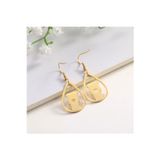Nida Jewelry 925 Ayar Gümüş Kahve Kupası Küpe
