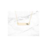 Nida Jewelry 925 Ayar Gümüş Kalp Plaka Kolye