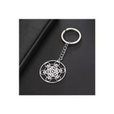 Nida Jewelry 925 Ayar Gümüş Melek Mührü Anahtarlık