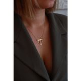 Nida Jewelry 925 Ayar Gümüş Melek Rakamı Sallantılı Haç Kolye