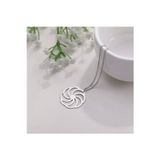 Nida Jewelry 925 Ayar Gümüş Özel Tasarım Çiçek Kolye