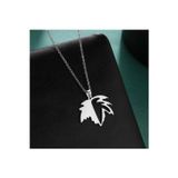 Nida Jewelry 925 Ayar Gümüş Özel Tasarım Yaprak Kolye