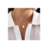 Nida Jewelry 925 Ayar Gümüş Plaka Nergis Çiçeği Kolye