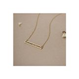 Nida Jewelry 925 Ayar Gümüş Plaka Romen Rakam Kolye