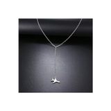 Nida Jewelry 925 Ayar Gümüş Uçak Kolye