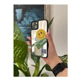 Nida Jewelry Aynalı Bilet Barkod Smile Iphone Telefon Kılıfı