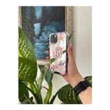 Nida Jewelry Aynalı Çiçek Tasarımlı Harf Iphone Telefon Kılıfı