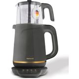 Nidage Cam Royaltea 1762H Konuşan Çay Makinesi Antrasit Elektrikli Çaydanlık Gri Plastik 1-2 L