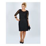 Nidya Moda 4009DS Siyah Kadın Elbise