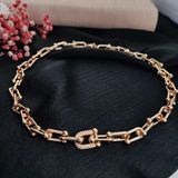 Nielf Aksesuar 316L Çelik Tiffany Kolye - Gold