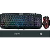 Nif Bilişim Iromx GMK44CC Tr USB Kablolu Q Klavye Multimedya Rgb Gaming Kablolu Klavye Mouse Set
