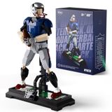 Nifeliz Quarterback Amerikan Futbolu Yapı Seti, Rugby Oyuncusu Yapı Taşları, İnşaat ve Sergi için, Spor Teması İnşaat Oyuncağı, Yetişkinler için, Oturma ve Ofis Dekorasyonu, Hediye Fikri (660 Parça,