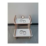 Nifi Art Mdf Basamak Tabure Çocuk Bebek Banyo Wc Lavabo Merdiven Yükseltici