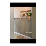 Nifiart Dekoratif, Duvar Çıtası, Ahşap Duvar Paneli, Boyanabilir, Ham, Mdf, 54X102