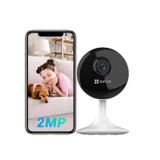 Night Vision, Alexa & Google Assistant ile Works 40ft EZVIZ Kapalı Güvenlik Kamerası 1080P WiFi Bebek Monitörü, Akıllı Hareket Algılama, Çift Yönlü Ses, (C1C)