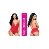 NIGHTLIGHT Fantezi Gecelik KIRMIZI DANTELLİ LÜX NGT328301