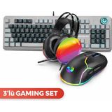 NightSilver 3lü Gamıng Set (Mekanik Klavye + Mouse + Kulaklık) Şok Kampanya! - Siyah