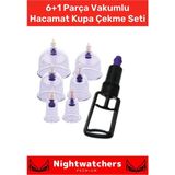 Nightwatchers 6'lı Kupa Hacamat Seti - Altın