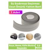 Nightwatchers Premium Su Geçirmez Sızdırmaz Dayanıklı Lavabo Pvc Yağ Kenar Küf Önleyici 3.2m İzolasyon Bant 1 Adet