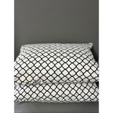 Niğtex 2 Adet fermuarlı 50X70 cm Yastık Kılıfı - Beyaz - Gri