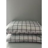 Niğtex 2 Adet fermuarlı 50X70 cm Yastık Kılıfı - Gri - Siyah