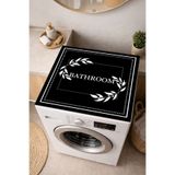 Nihai Ev Leke Tutmaz Kaymaz Yıkanabilir Bathroom Çamaşır Makinesi Kurutma Makinesi Örtüsü & Matı 60x60cm